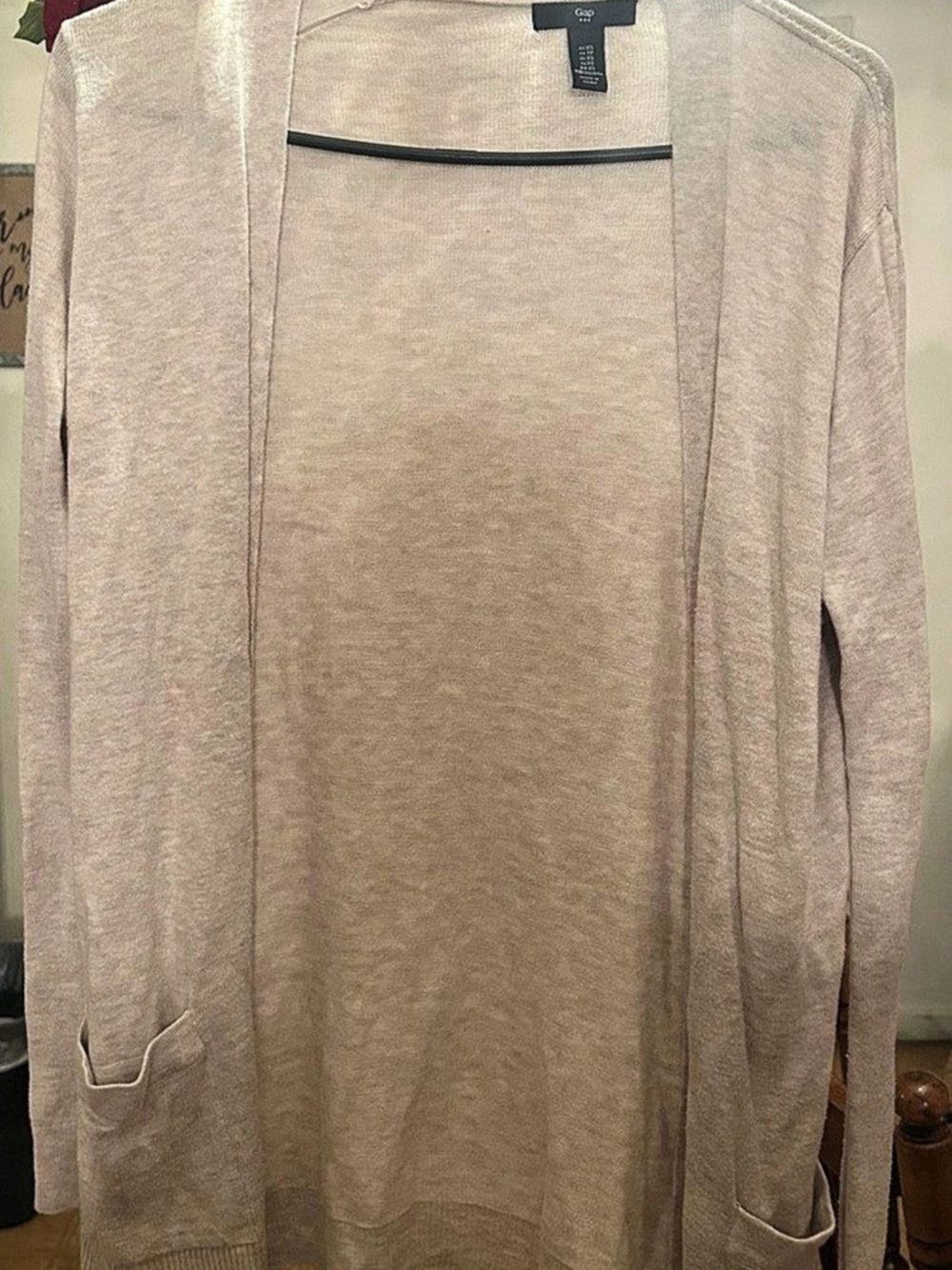 Gap Open Front Cardigan Beige Size XS Like New